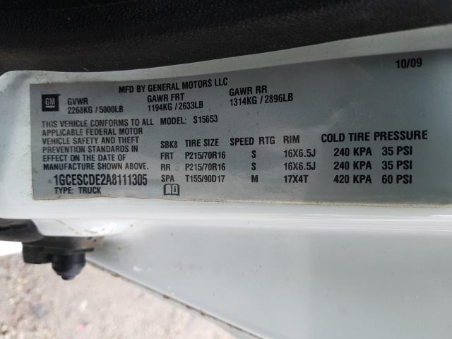 Photo 9 VIN: 1GCESCDE2A8111305 - CHEVROLET COLORADO L 