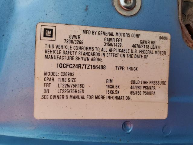 Photo 11 VIN: 1GCFC24R7TZ166408 - CHEVROLET GMT 