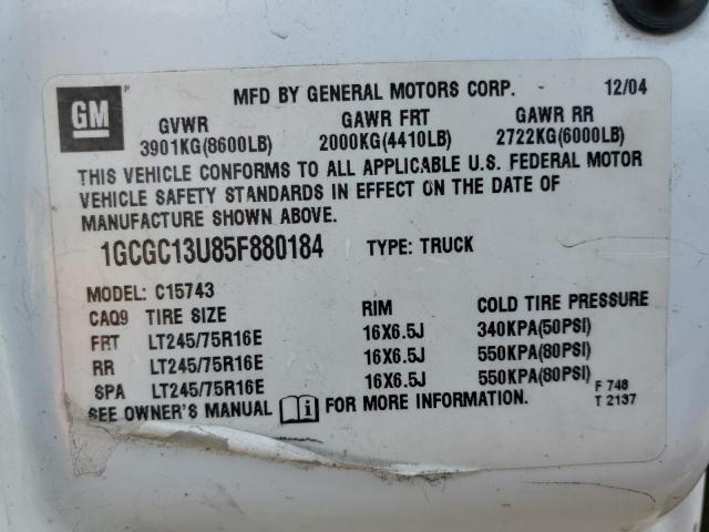 Photo 11 VIN: 1GCGC13U85F880184 - CHEVROLET ALL MODELS 