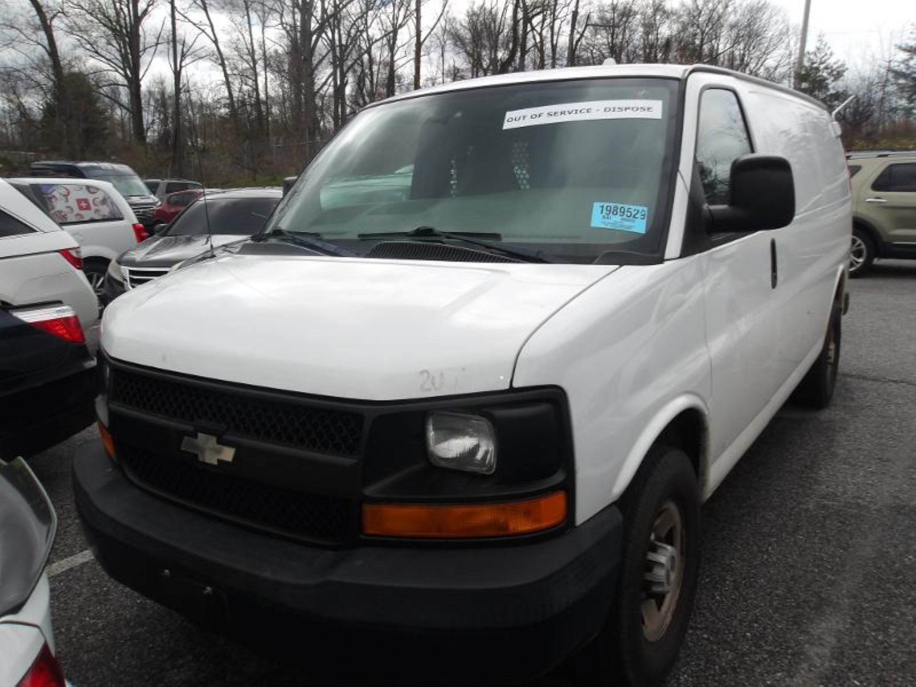 Photo 10 VIN: 1GCGG25C081228823 - CHEVROLET EXPRESS 