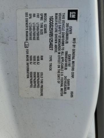 Photo 11 VIN: 1GCGG25V051254027 - CHEVROLET EXPRESS G2 