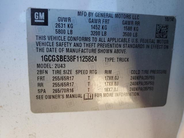 Photo 11 VIN: 1GCGSBE38F1125824 - CHEVROLET COLORADO L 