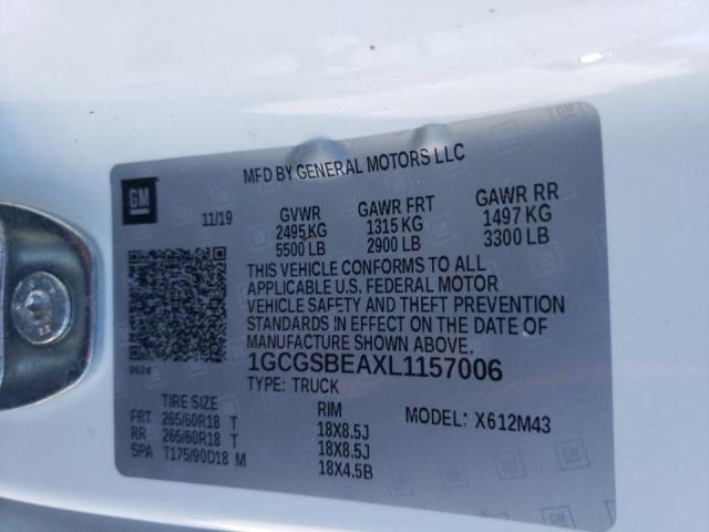 Photo 11 VIN: 1GCGSBEAXL1157006 - CHEVROLET COLORADO 