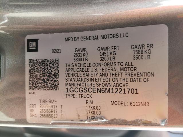 Photo 4 VIN: 1GCGSCEN6M1221701 - CHEVROLET COLORADO 