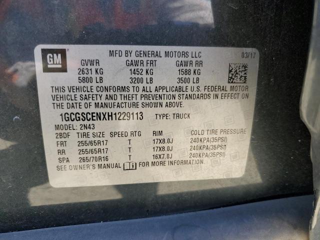 Photo 12 VIN: 1GCGSCENXH1229113 - CHEVROLET COLORADO 