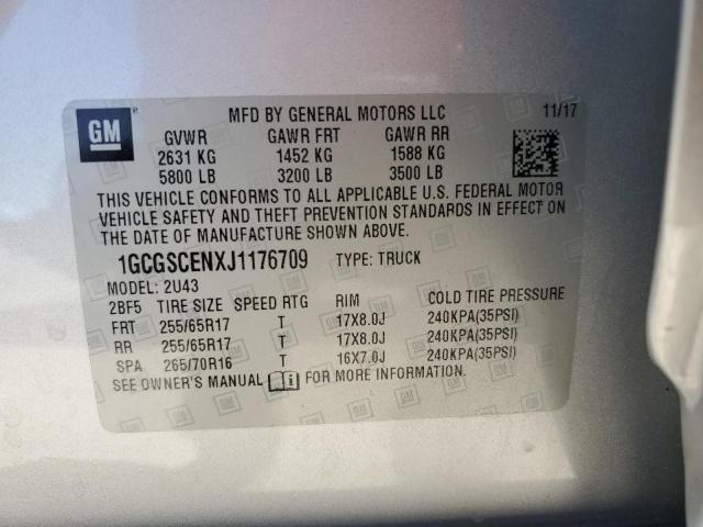 Photo 12 VIN: 1GCGSCENXJ1176709 - CHEVROLET COLORADO L 