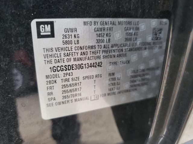 Photo 9 VIN: 1GCGSDE30G1344242 - CHEVROLET COLORADO Z 