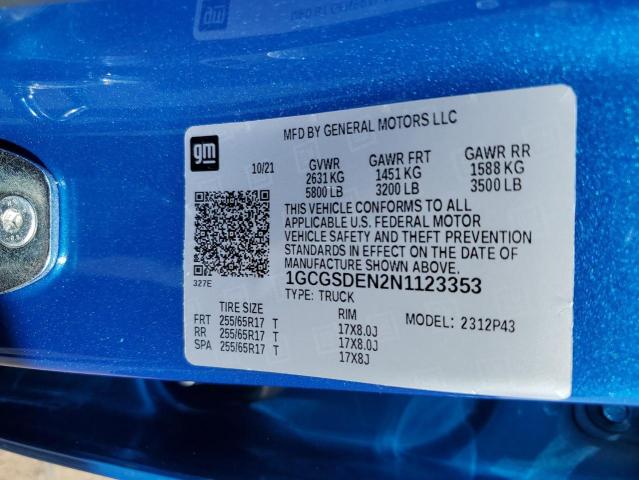 Photo 11 VIN: 1GCGSDEN2N1123353 - CHEVROLET COLORADO 