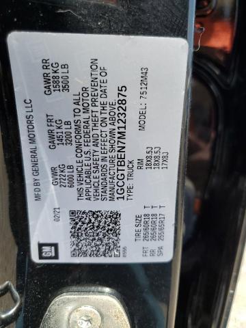 Photo 11 VIN: 1GCGTBEN7M1232875 - CHEVROLET COLORADO 