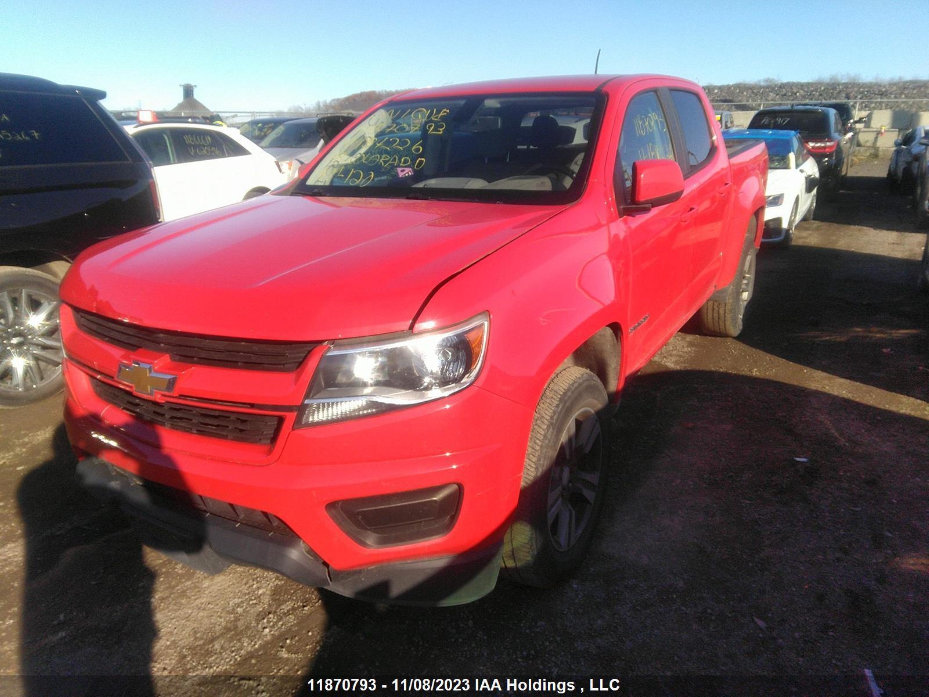 Photo 1 VIN: 1GCGTBEN9J1184226 - CHEVROLET COLORADO 