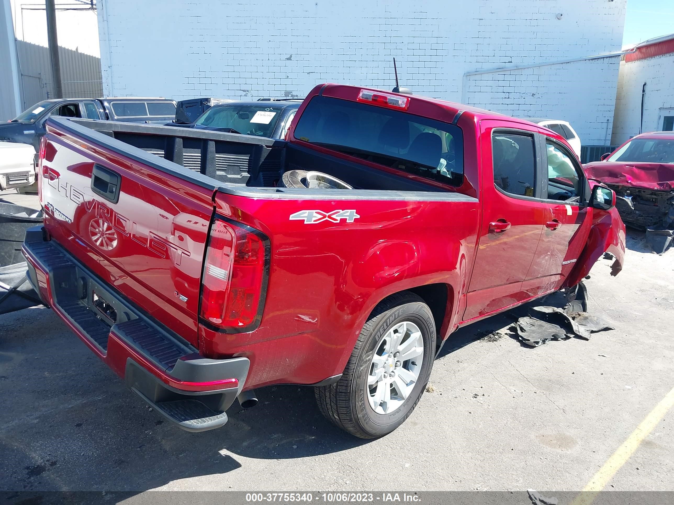 Photo 3 VIN: 1GCGTCEN6M1141411 - CHEVROLET COLORADO 