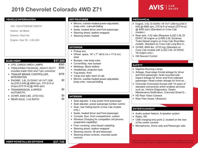 Photo 11 VIN: 1GCGTDEN2K1266781 - CHEVROLET COLORADO 