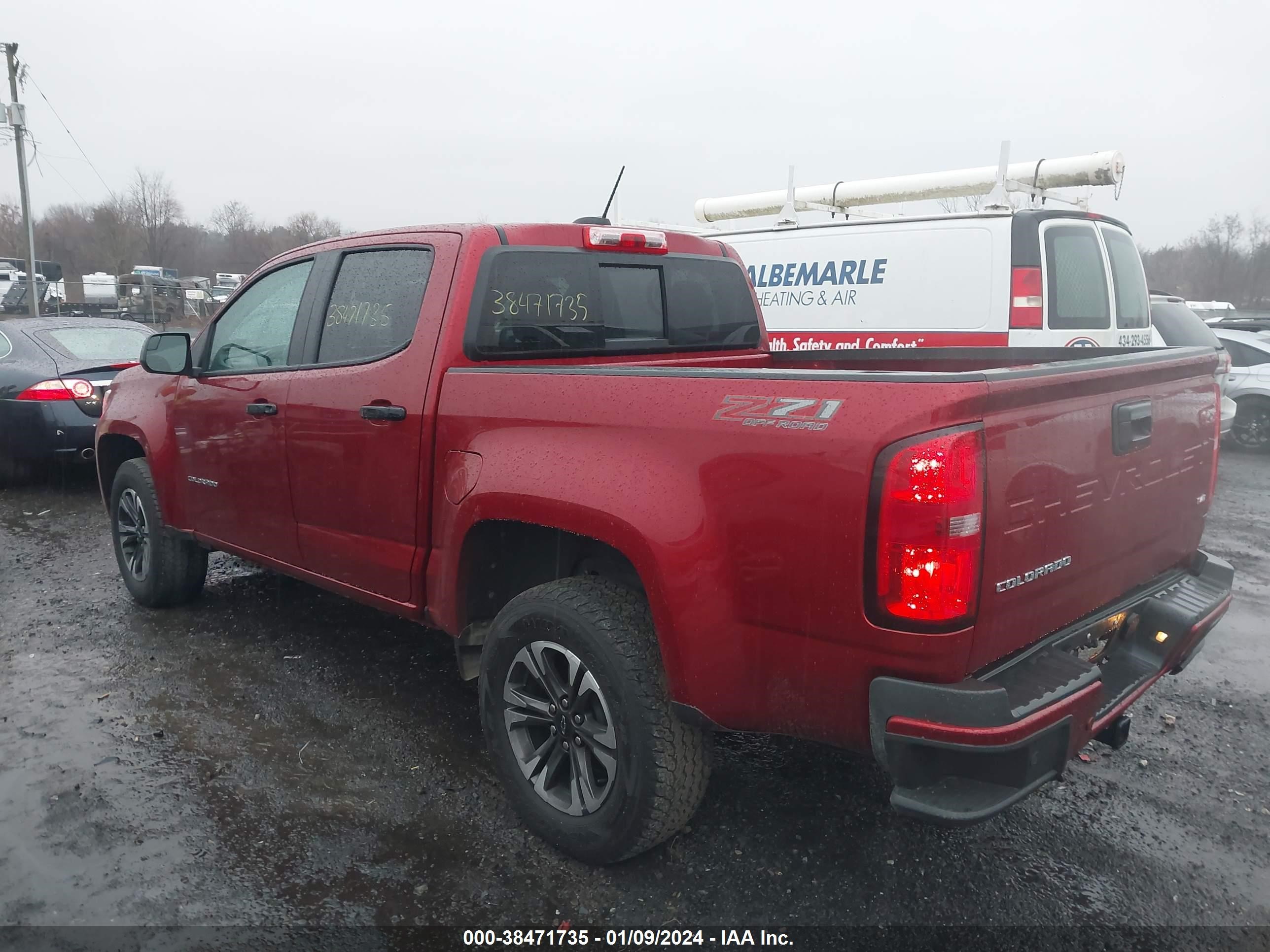 Photo 2 VIN: 1GCGTDEN3M1248017 - CHEVROLET COLORADO 