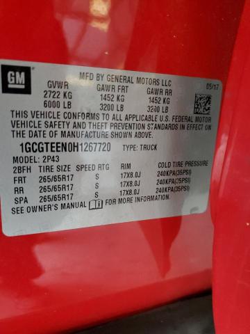 Photo 11 VIN: 1GCGTEEN0H1267720 - CHEVROLET COLORADO Z 