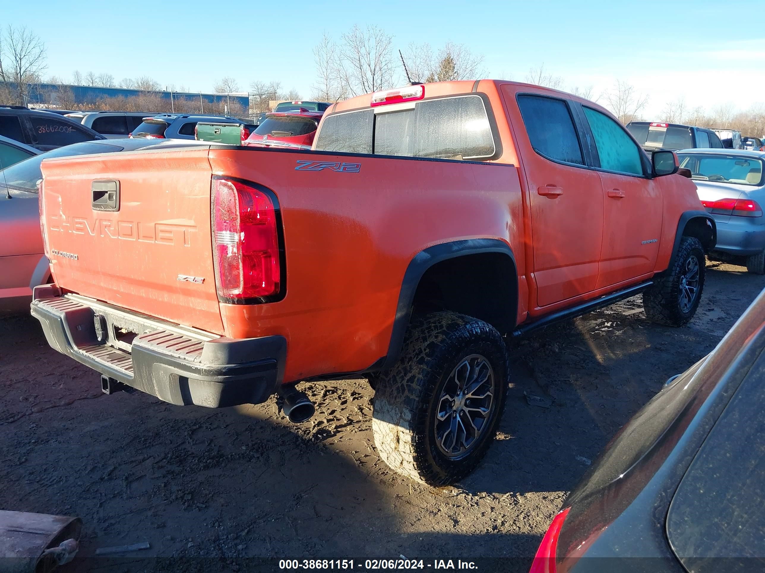 Photo 3 VIN: 1GCGTEEN3M1203312 - CHEVROLET COLORADO 