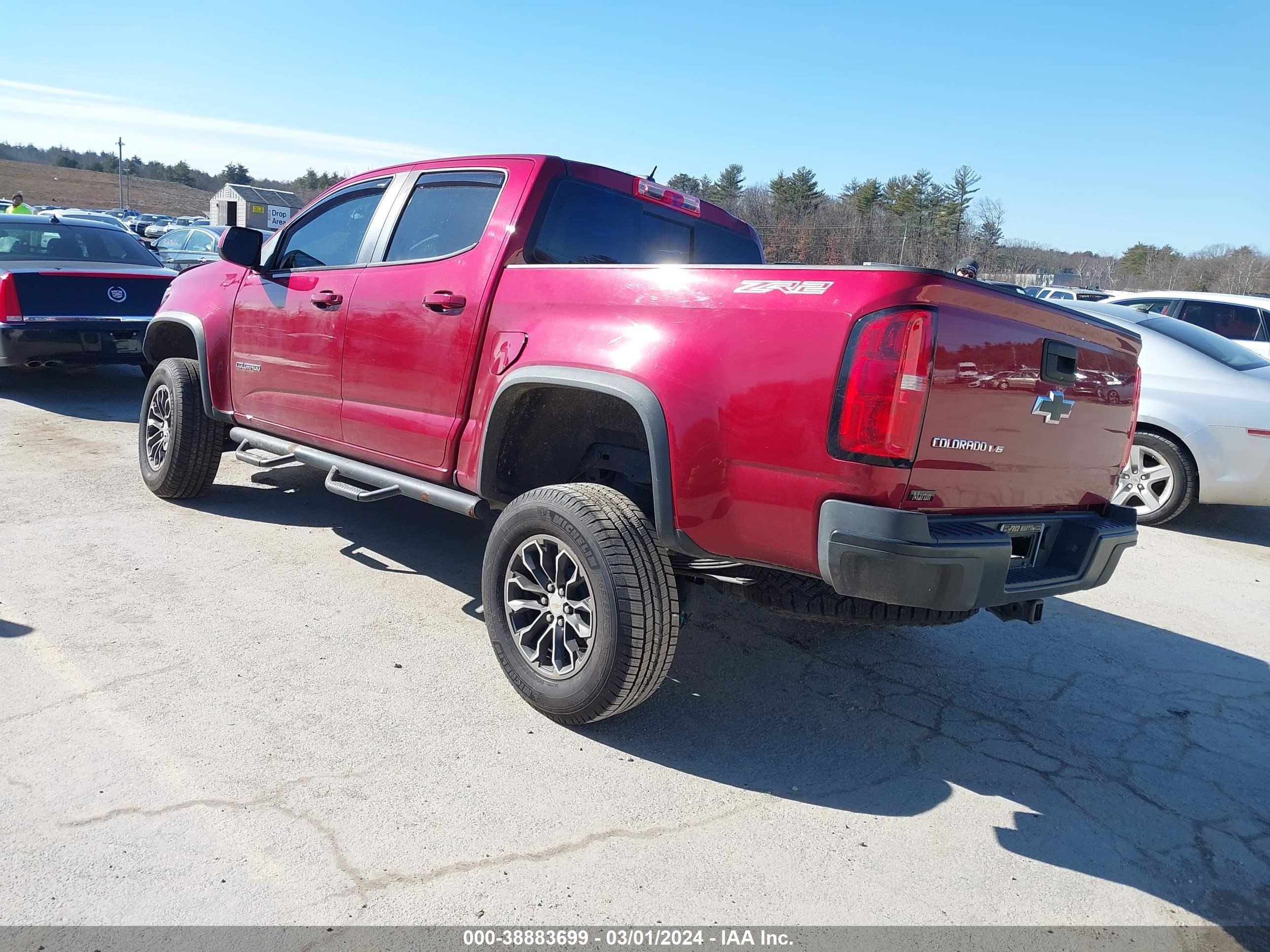 Photo 2 VIN: 1GCGTEEN5K1188471 - CHEVROLET COLORADO 