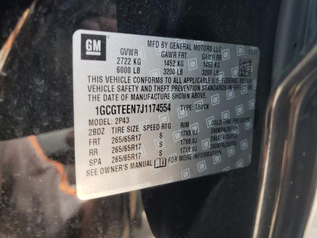 Photo 9 VIN: 1GCGTEEN7J1174554 - CHEVROLET COLORADO Z 