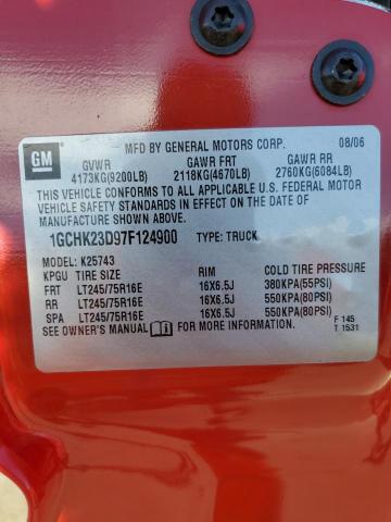 Photo 12 VIN: 1GCHK23D97F124900 - CHEVROLET ALL MODELS 