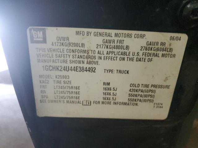 Photo 11 VIN: 1GCHK24U44E384492 - CHEVROLET 2500 