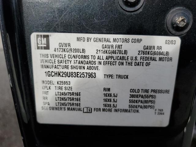 Photo 11 VIN: 1GCHK29U83E257963 - CHEVROLET ALL MODELS 