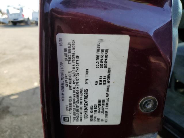 Photo 11 VIN: 1GCHK34R7XR703785 - CHEVROLET GMT 