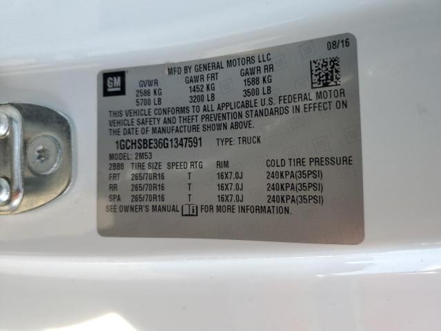 Photo 11 VIN: 1GCHSBE36G1347591 - CHEVROLET COLORADO 