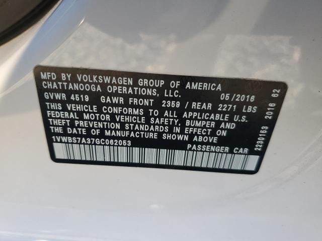 Photo 11 VIN: 1GCHSBEA4K1158719 - VOLKSWAGEN PASSAT 