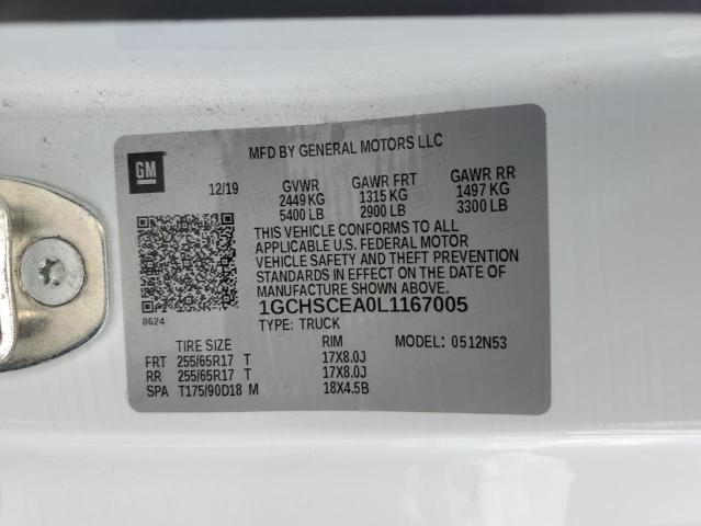 Photo 11 VIN: 1GCHSCEA0L1167005 - CHEVROLET COLORADO L 