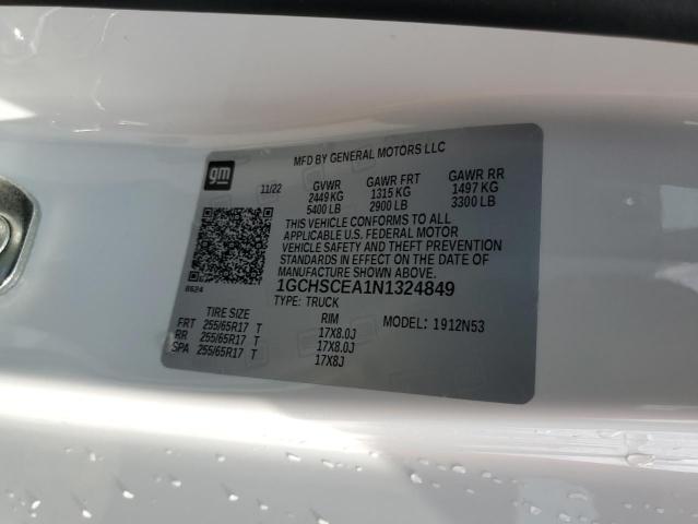 Photo 11 VIN: 1GCHSCEA1N1324849 - CHEVROLET COLORADO 