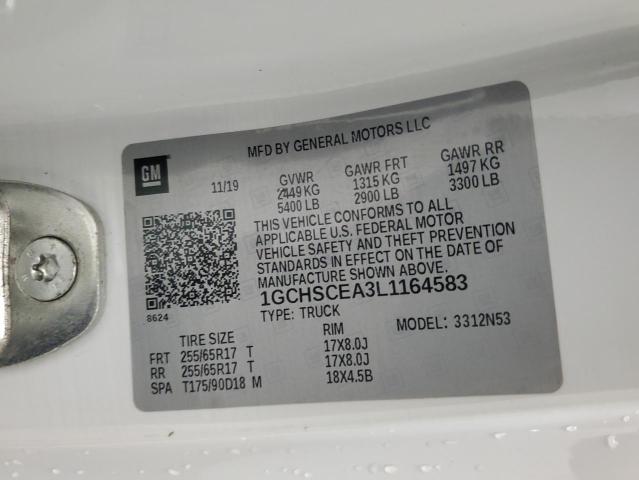 Photo 11 VIN: 1GCHSCEA3L1164583 - CHEVROLET COLORADO L 