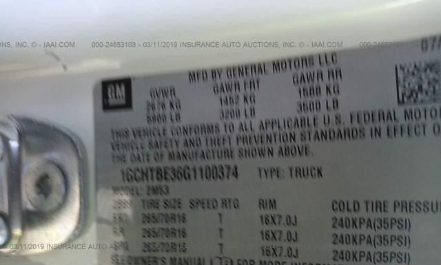 Photo 8 VIN: 1GCHTBE36G1100374 - CHEVROLET COLORADO 