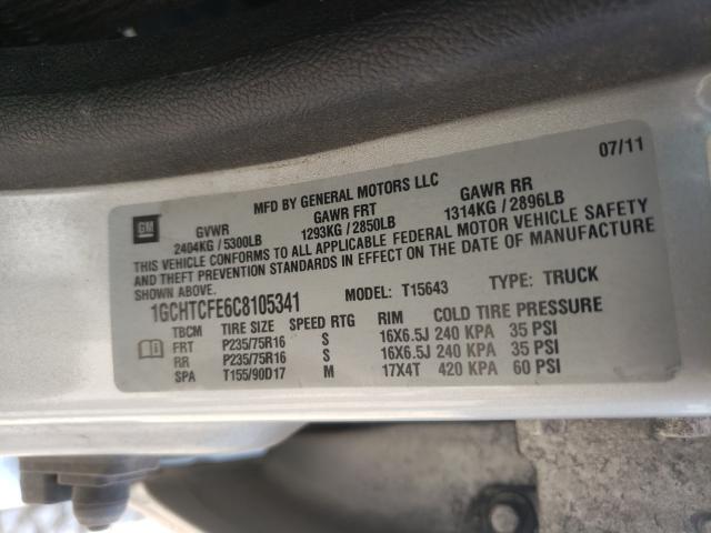 Photo 9 VIN: 1GCHTCFE6C8105341 - CHEVROLET COLORADO L 