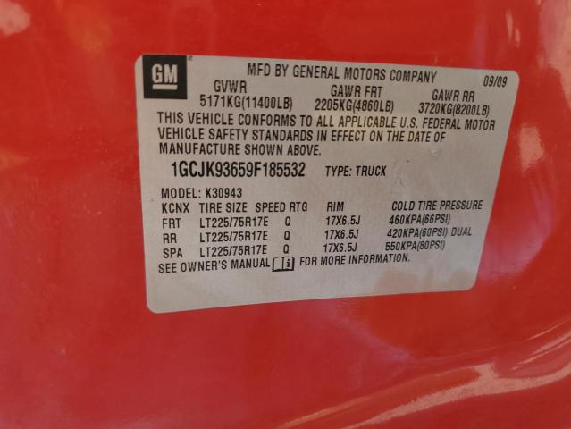 Photo 11 VIN: 1GCJK93659F185532 - CHEVROLET SILVERADO 