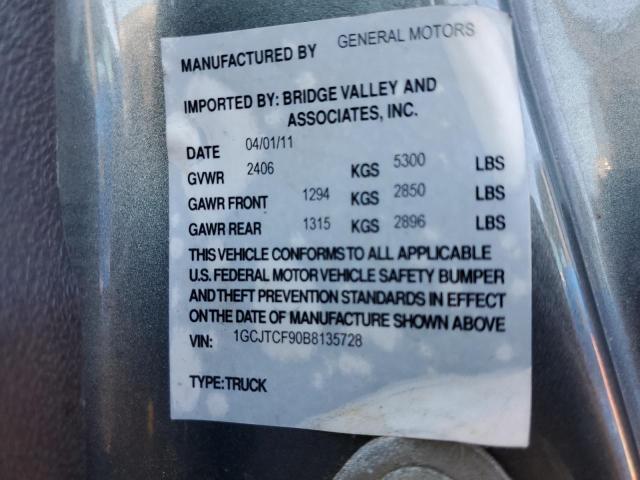 Photo 11 VIN: 1GCJTCF90B8135728 - CHEVROLET COLORADO 