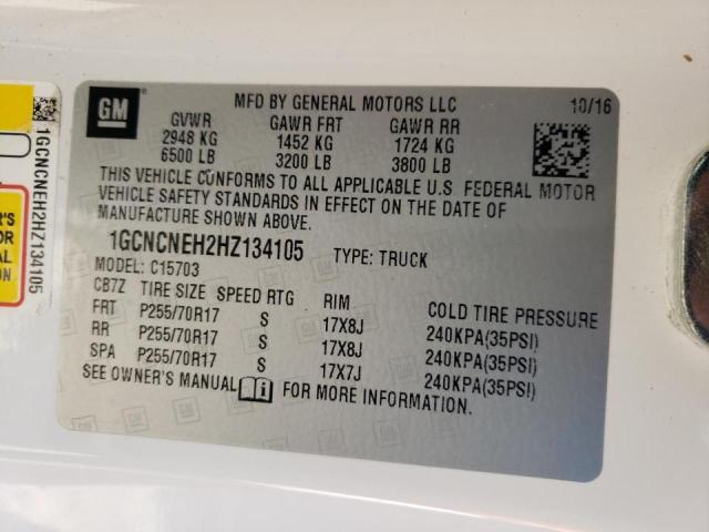 Photo 9 VIN: 1GCNCNEH2HZ134105 - CHEVROLET SILVERADO 