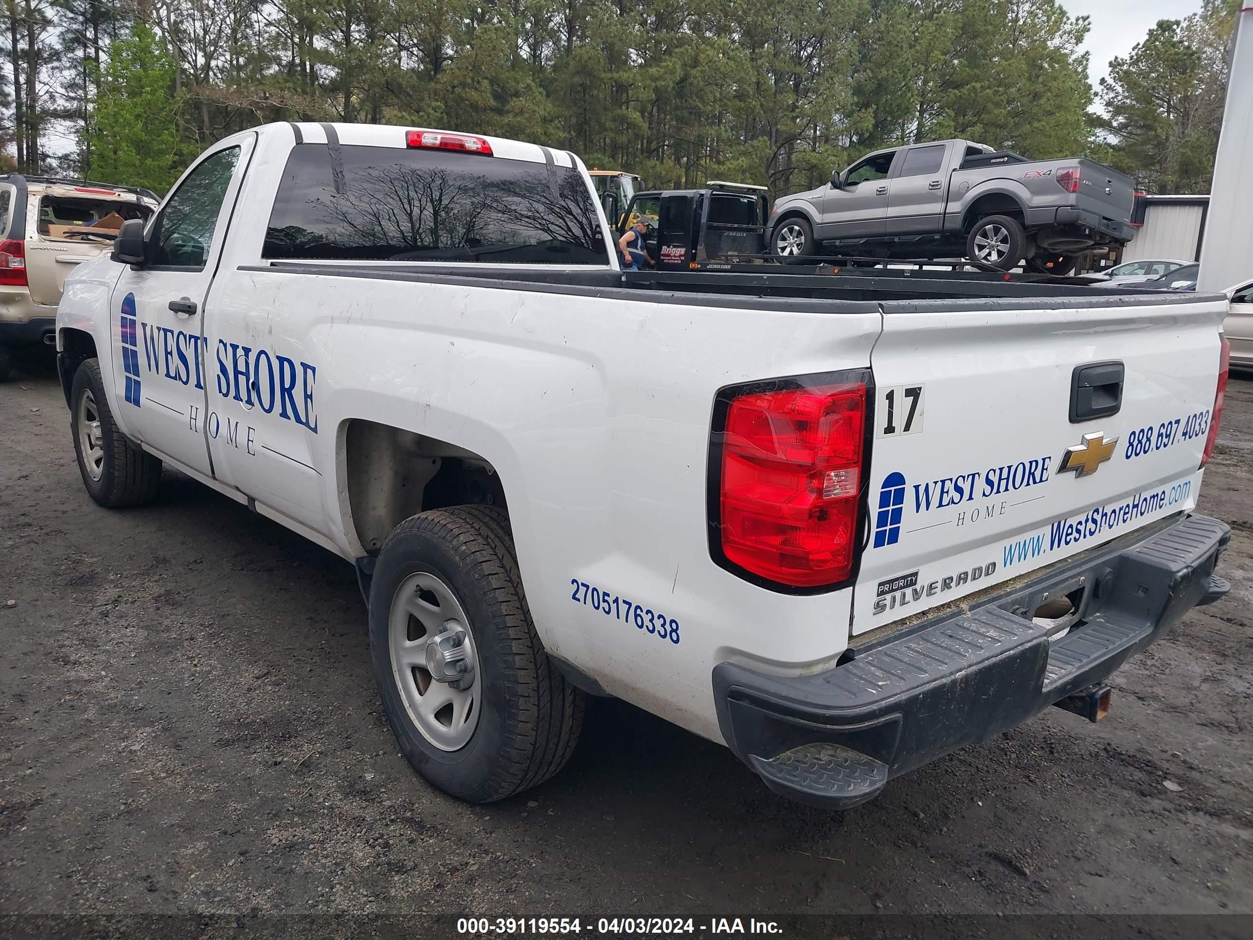 Photo 2 VIN: 1GCNCNEH5HZ157653 - CHEVROLET SILVERADO 