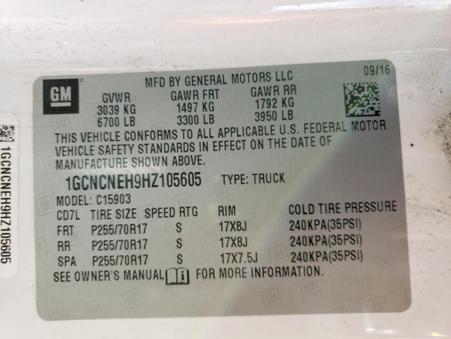 Photo 11 VIN: 1GCNCNEH9HZ105605 - CHEVROLET SILVERADO 