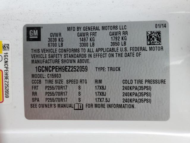 Photo 9 VIN: 1GCNCPEH9EZ252059 - CHEVROLET SILVERADO 