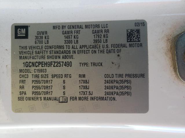 Photo 11 VIN: 1GCNCPEH9FZ257490 - CHEVROLET SILVERADO 