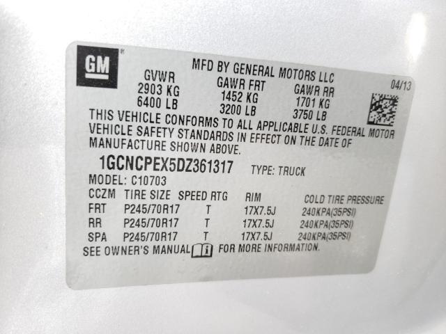 Photo 9 VIN: 1GCNCPEX5DZ361317 - CHEVROLET SILVERADO 