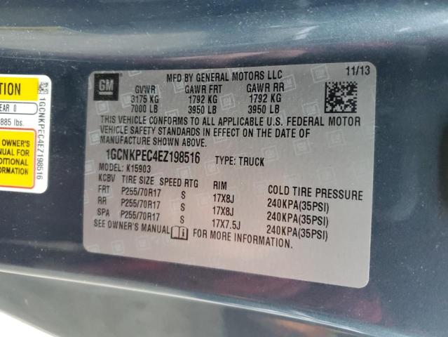 Photo 11 VIN: 1GCNKPEC4EZ198516 - CHEVROLET SILVERADO 