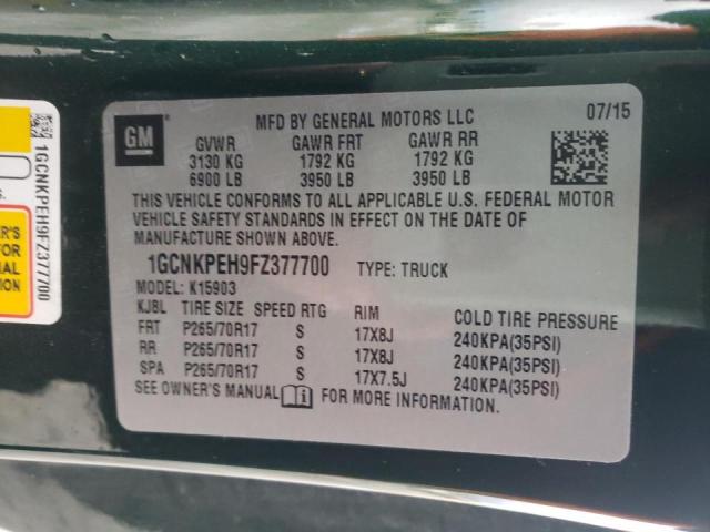 Photo 11 VIN: 1GCNKPEH9FZ377700 - CHEVROLET SILVERADO 