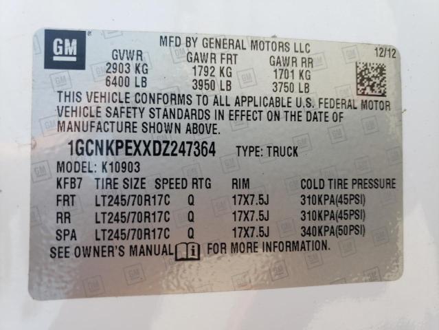 Photo 11 VIN: 1GCNKPEXXDZ247364 - CHEVROLET SILVERADO 