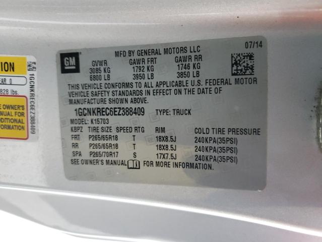 Photo 11 VIN: 1GCNKREC6EZ388409 - CHEVROLET SILVERADO 