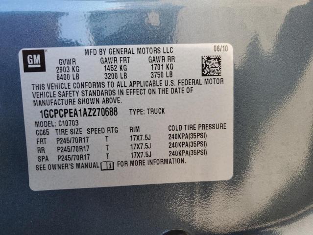 Photo 11 VIN: 1GCPCPEA1AZ270688 - CHEVROLET SILVERADO 