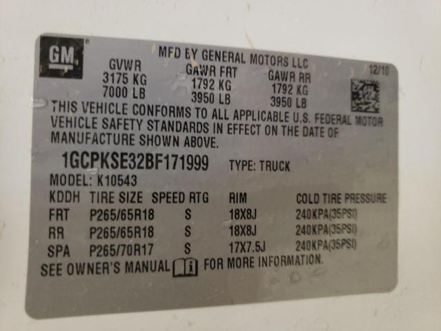 Photo 11 VIN: 1GCPKSE32BF171999 - CHEVROLET 1500 