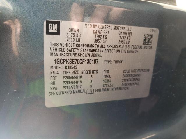 Photo 9 VIN: 1GCPKSE76CF135107 - CHEVROLET SILVERADO 