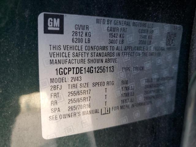 Photo 11 VIN: 1GCPTDE14G1256113 - CHEVROLET COLORADO 