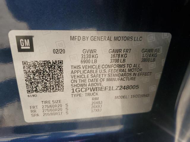 Photo 11 VIN: 1GCPWBEF1LZ248005 - CHEVROLET SILVERADO 