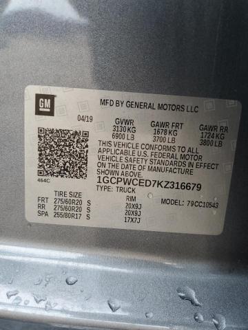 Photo 11 VIN: 1GCPWCED7KZ316679 - CHEVROLET SILVERADO 